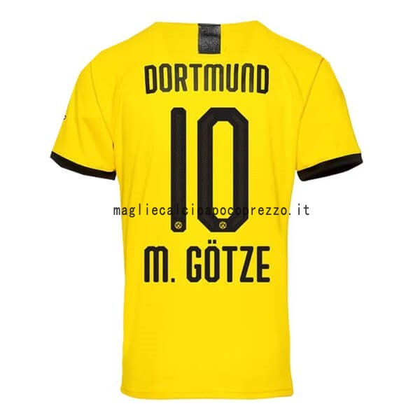 NO.10 M.Gotze Prima Maglia Borussia Dortmund 2019 2020 Giallo