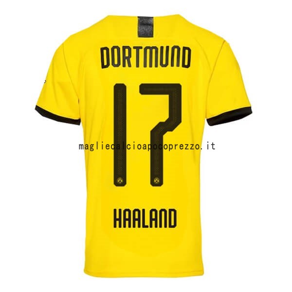 NO.17 Haaland Prima Maglia Borussia Dortmund 2019 2020 Giallo