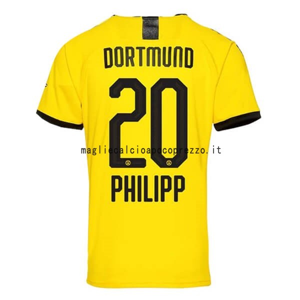 NO.20 Phillipp Prima Maglia Borussia Dortmund 2019 2020 Giallo