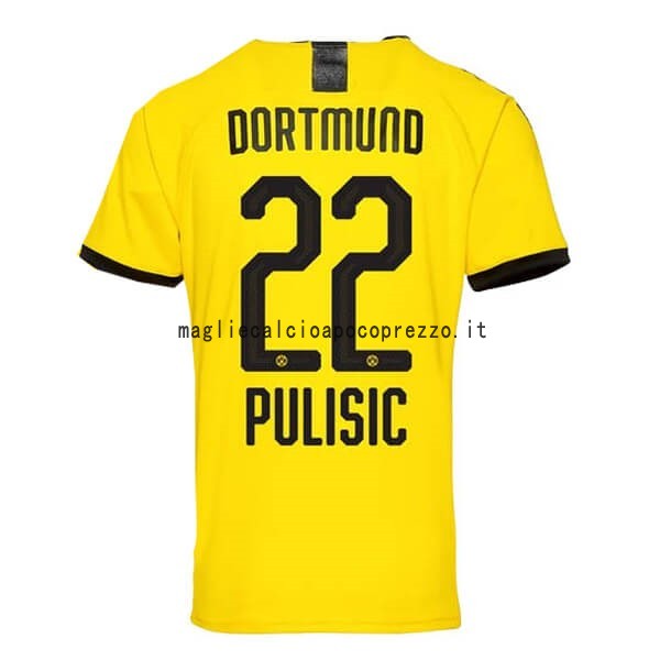 NO.22 Pulisic Prima Maglia Borussia Dortmund 2019 2020 Giallo