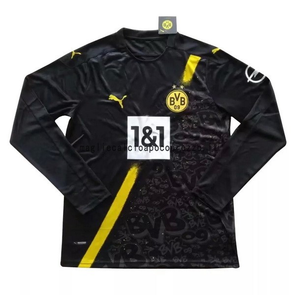 Seconda Manica lunga Borussia Dortmund 2020 2021 Nero