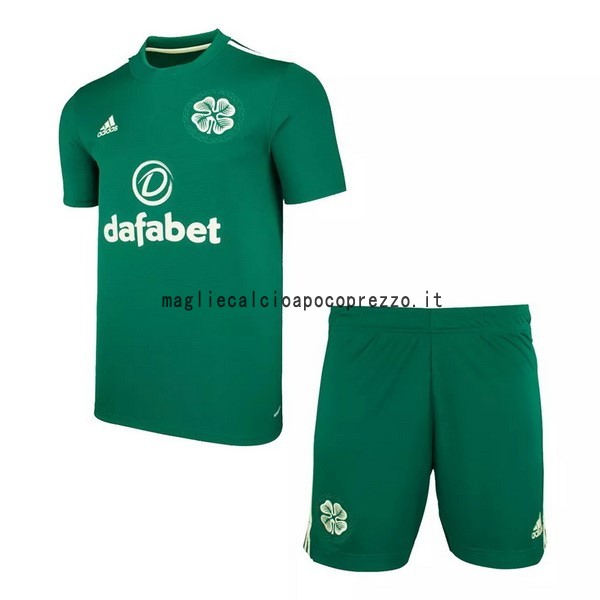 Seconda Conjunto De Bambino Celtic 2021 2022 Verde