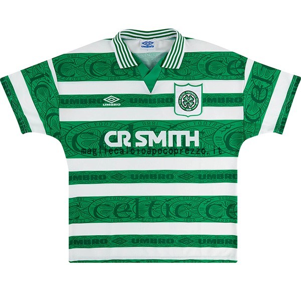 Prima Maglia Celtic Rétro 1995 1997 Verde