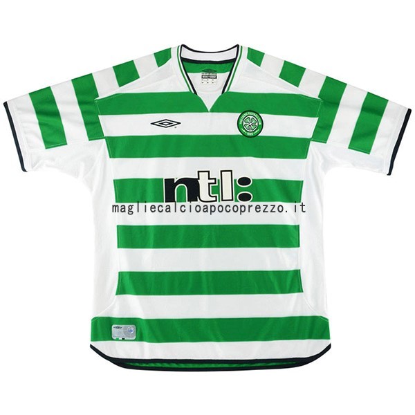 Prima Maglia Celtic Retro 2001 2003 Verde