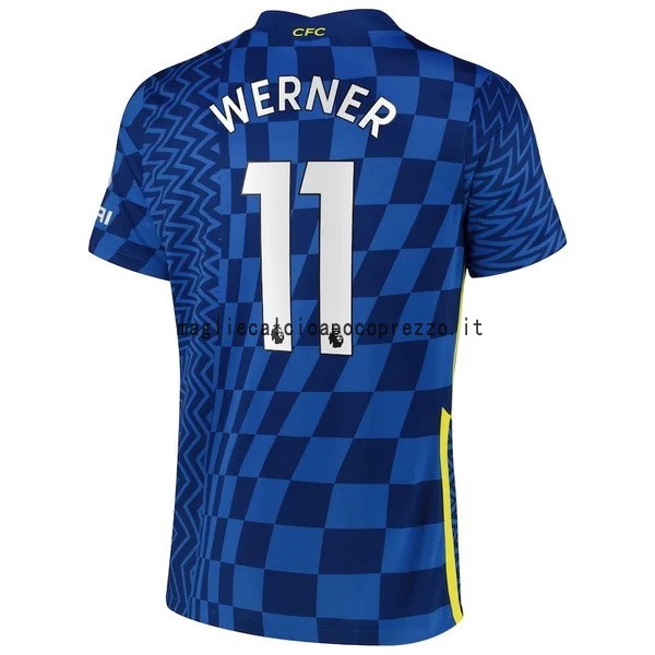 NO.11 Werner Prima Maglia Chelsea 2021 2022 Blu