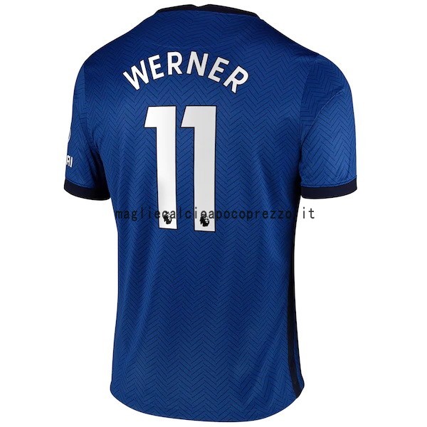 NO.11 Werner Prima Maglia Chelsea 2020 2021 Blu