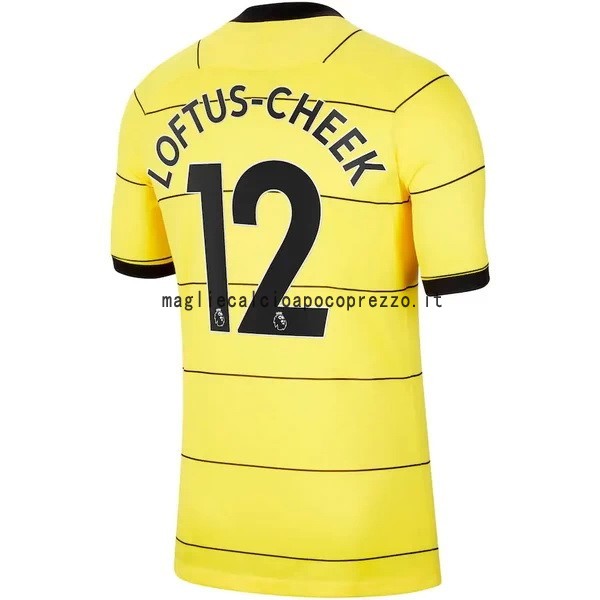 NO.12 Loftus Cheek Seconda Maglia Chelsea 2021 2022 Giallo