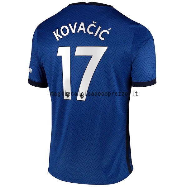 NO.17 Kovacic Prima Maglia Chelsea 2020 2021 Blu