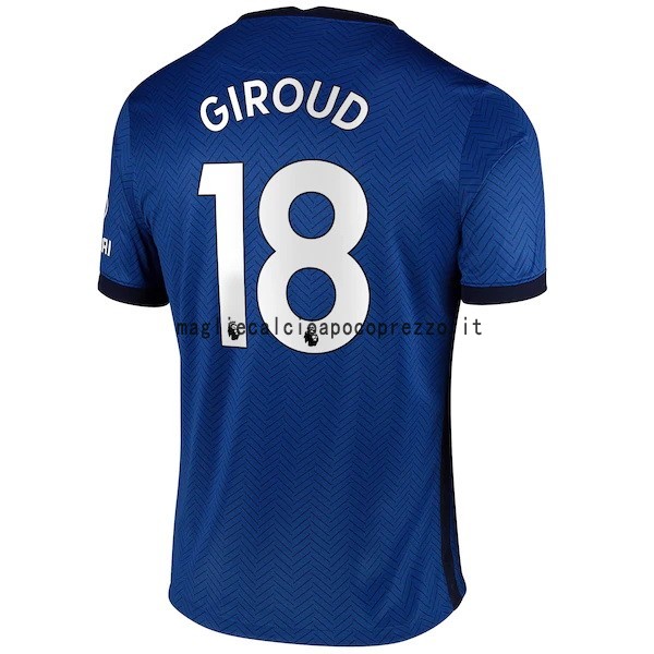 NO.18 Giroud Prima Maglia Chelsea 2020 2021 Blu