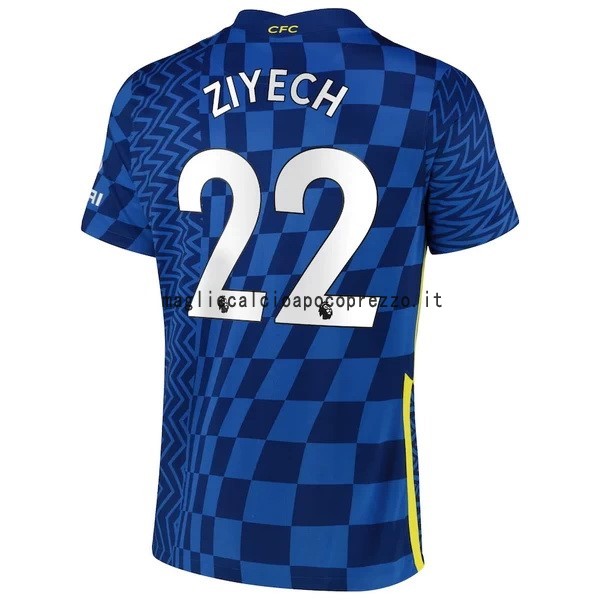 NO.22 Ziyech Prima Maglia Chelsea 2021 2022 Blu