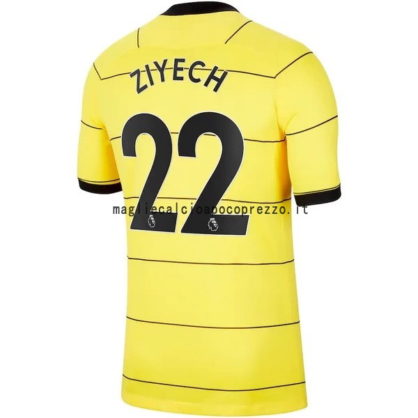 NO.22 Ziyech Seconda Maglia Chelsea 2021 2022 Giallo