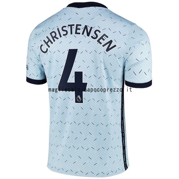 NO.4 Christensen Seconda Maglia Chelsea 2020 2021 Blu