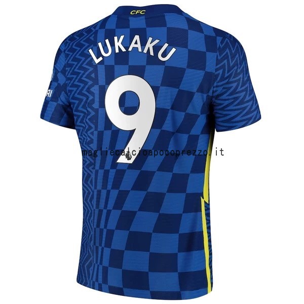 NO.9 Lukaku Prima Maglia Chelsea 2021 2022 Blu