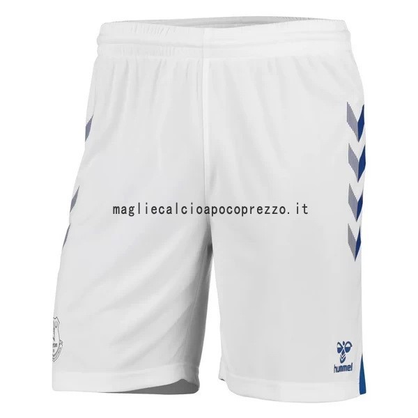 Prima Pantaloni Everton 2020 2021 Bianco