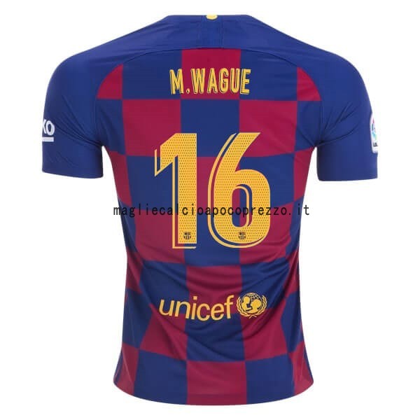 NO.16 Wague Prima Maglia Barcellona 2019 2020 Giallo