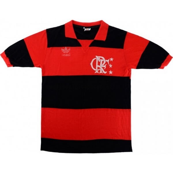 Prima Maglia Flamengo Stile rétro 1982 Rosso