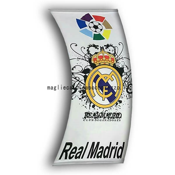 Calcio Bandiera de Real Madrid Bianco
