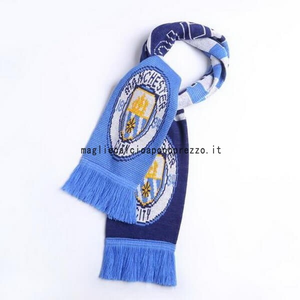 Sciarpa Calcio Manchester City Tejidas Blu