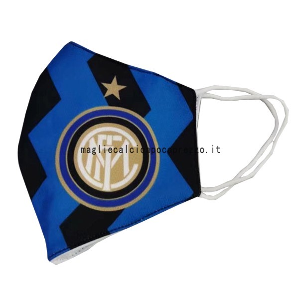 Maschera Calcio Inter Milán asciugamano Blu