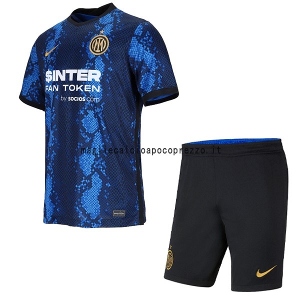 Prima Set Completo Bambino Inter Milán 2021 2022 Blu