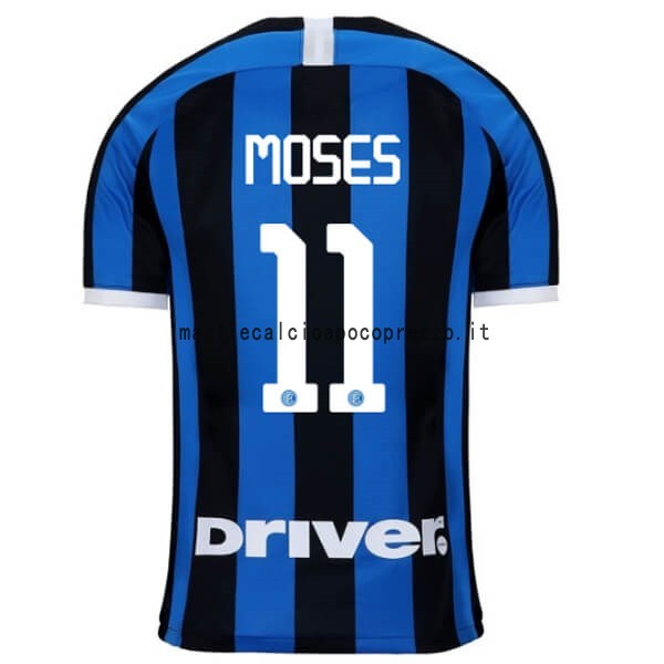 NO.11 Moses Prima Maglia Inter Milán 2019 2020 Blu