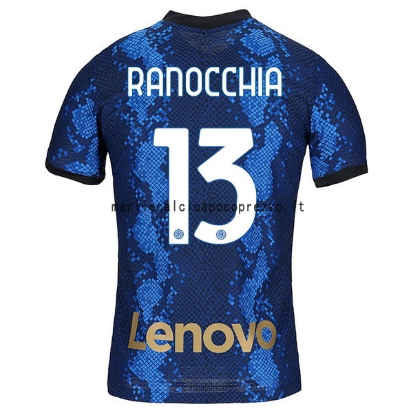 NO.13 Ranocchia Prima Maglia Inter Milán 2021 2022 Blu