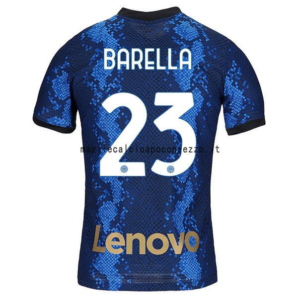 NO.23 Barella Prima Maglia Inter Milán 2021 2022 Blu