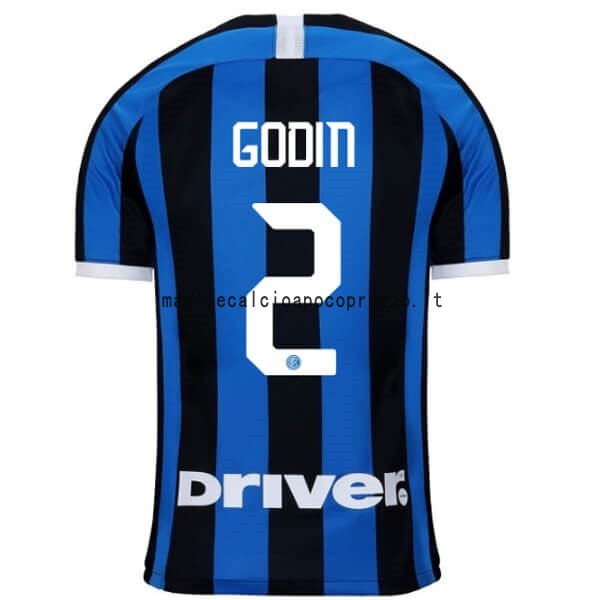 NO.2 Godin Prima Maglia Inter Milán 2019 2020 Blu