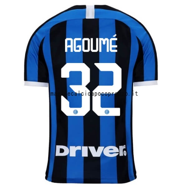 NO.32 Agoumé Prima Maglia Inter Milán 2019 2020 Blu