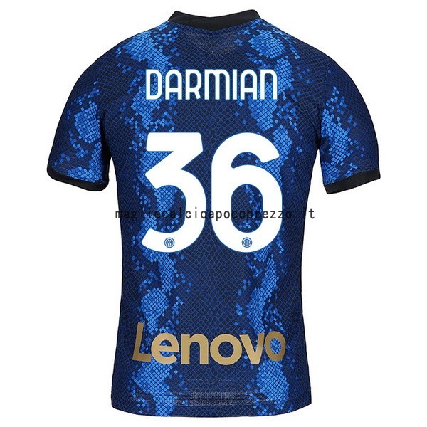 NO.36 Darmian Prima Maglia Inter Milán 2021 2022 Blu