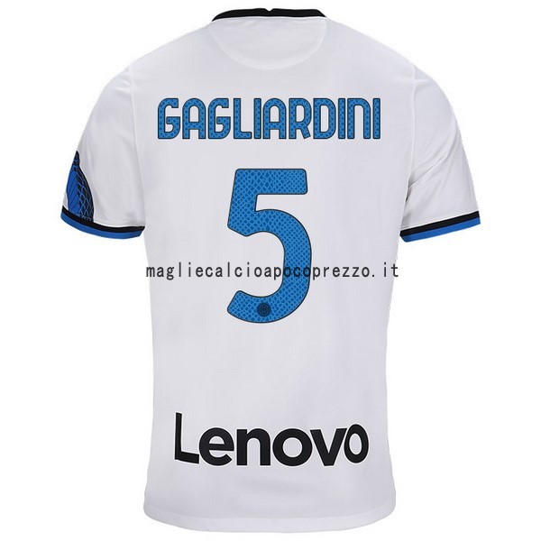 NO.5 Gagliardini Seconda Maglia Inter Milán 2021 2022 Bianco
