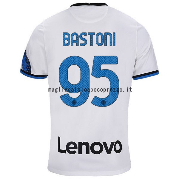 NO.95 Bastoni Seconda Maglia Inter Milán 2021 2022 Bianco
