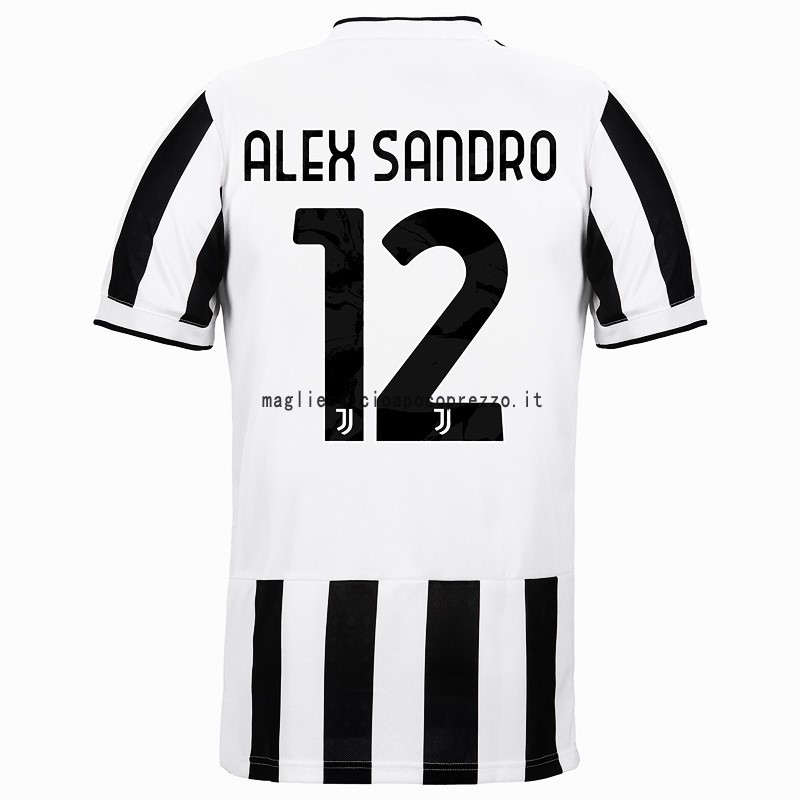 NO.12 Alex Sangro Prima Maglia Juventus 2021 2022 Bianco Nero