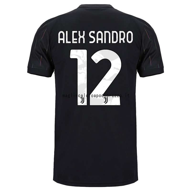 NO.12 Alex Sangro Seconda Maglia Juventus 2021 2022 Nero