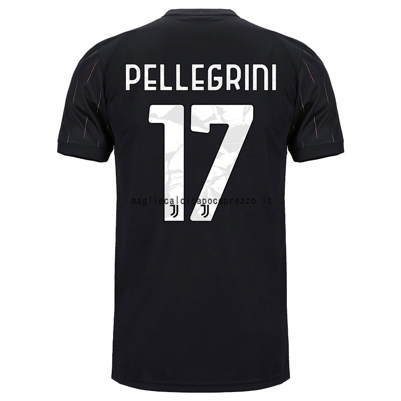 NO.17 Pellegrini Seconda Maglia Juventus 2021 2022 Nero