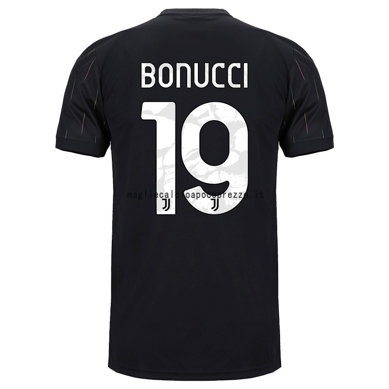 NO.19 Bonucci Seconda Maglia Juventus 2021 2022 Nero