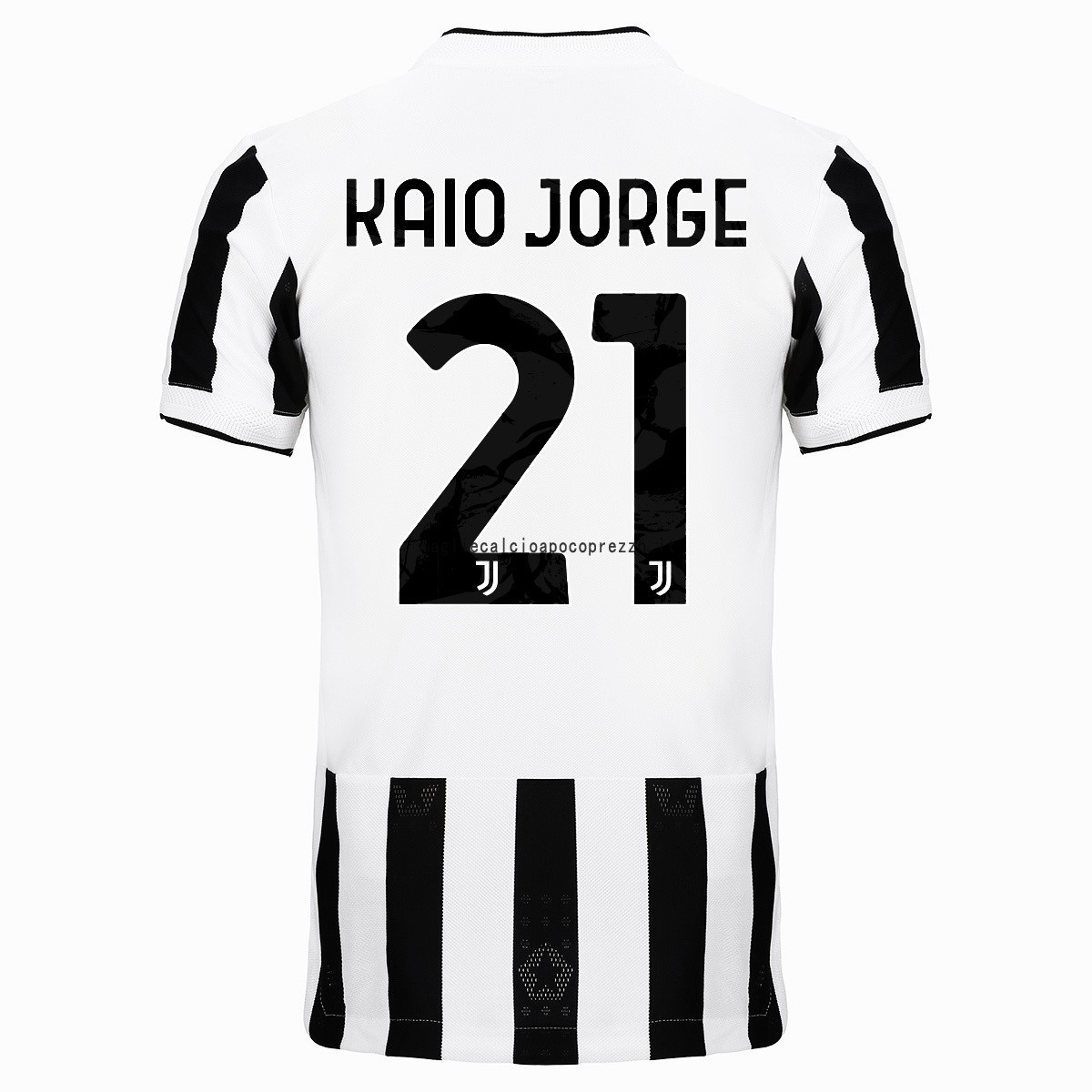 NO.21 Kaio Jorge Prima Maglia Juventus 2021 2022 Bianco Nero