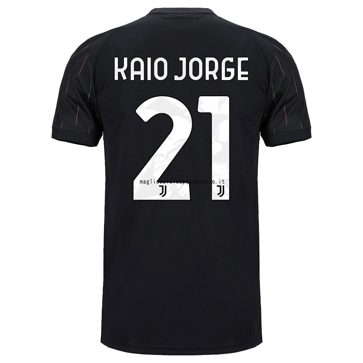 NO.21 Kaio Jorge Seconda Maglia Juventus 2021 2022 Nero