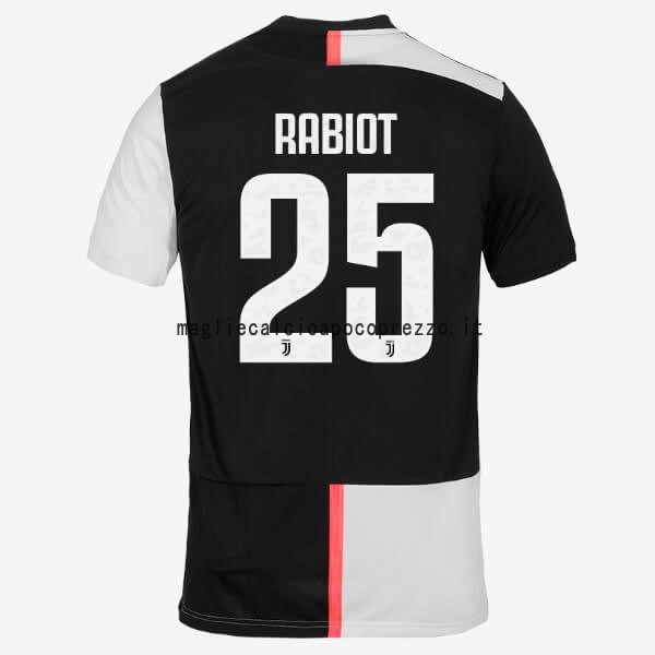 NO.25 Rabiot Prima Maglia Juventus 2019 2020 Bianco Nero