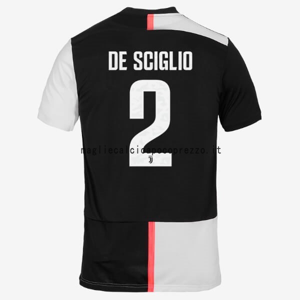 NO.2 De Sciglio Prima Maglia Juventus 2019 2020 Bianco Nero