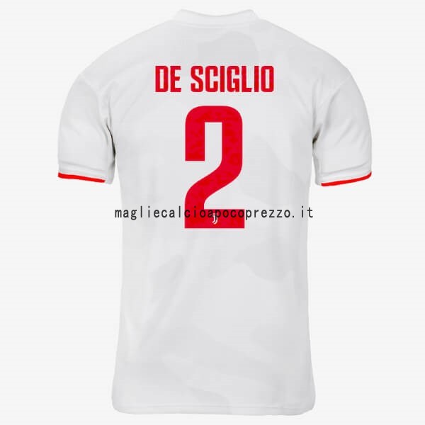 NO.2 De Sciglio Seconda Maglia Juventus 2019 2020 Grigio Bianco