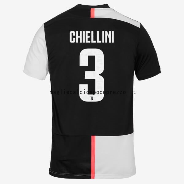 NO.3 Chiellini Prima Maglia Juventus 2019 2020 Bianco Nero