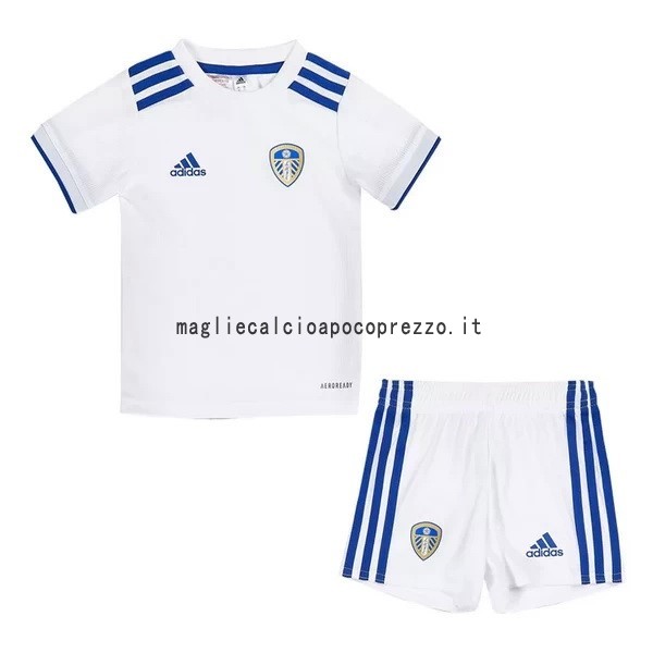 Prima Maglia Conjunto De Bambino Leeds United 2020 2021 Bianco