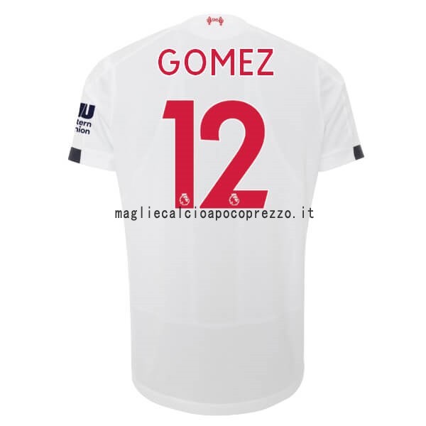 NO.12 Gomez Seconda Maglia Liverpool 2019 2020 Bianco