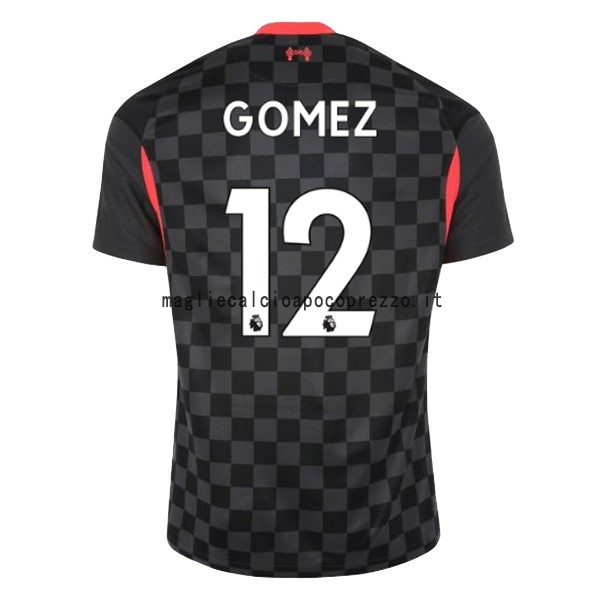NO.12 Gomez Terza Maglia Liverpool 2020 2021 Nero