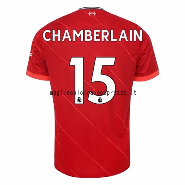 NO.15 Chamberlain Prima Maglia Liverpool 2021 2022 Rosso