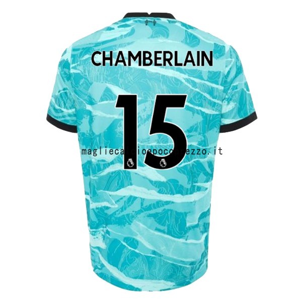 NO.15 Chamberlain Seconda Maglia Liverpool 2020 2021 Blu