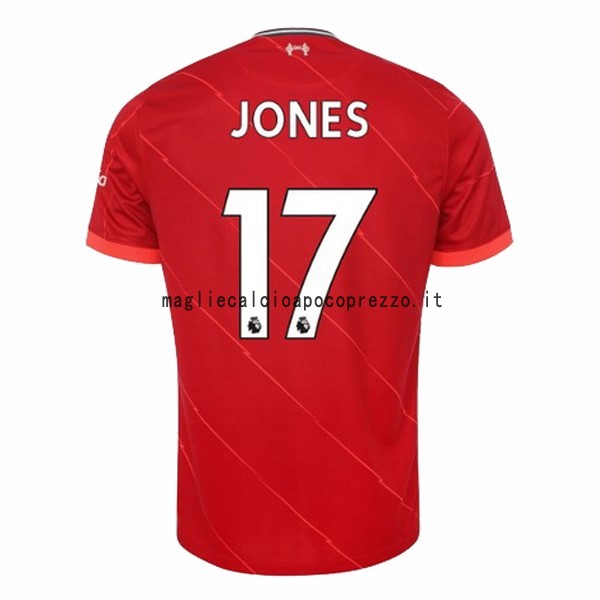 NO.17 Jones Prima Maglia Liverpool 2021 2022 Rosso