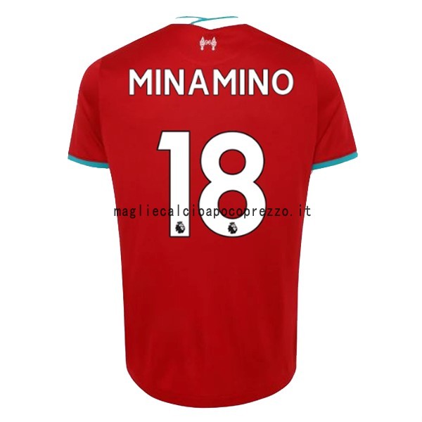 NO.18 Minamino Prima Maglia Liverpool 2020 2021 Rosso
