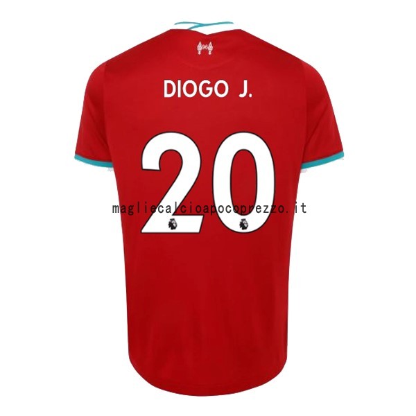 NO.20 Diogo Jota Prima Maglia Liverpool 2020 2021 Rosso